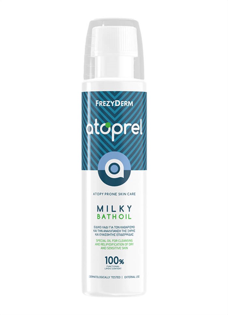 ATOPREL MILKY BATH OIL Ενυδατικό Λάδι | FREZYDERM | FREZYDERM